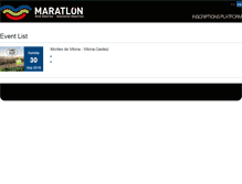 Tablet Screenshot of maratlon.com